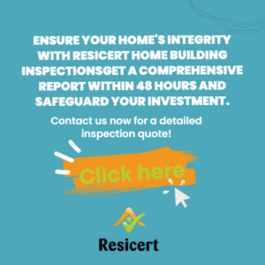 Ensure Your Home's Integrity with Resicert Home Building Inspections. Get a comprehensive report within 48 hours and safeguard your investment.